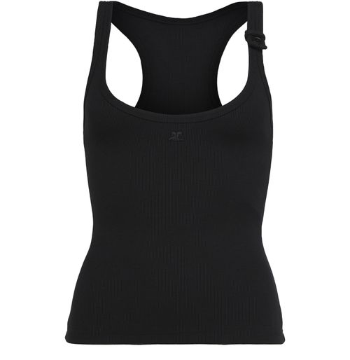 COURREGES 90er-Jahre-Ripp-Tanktop mit Schnalle