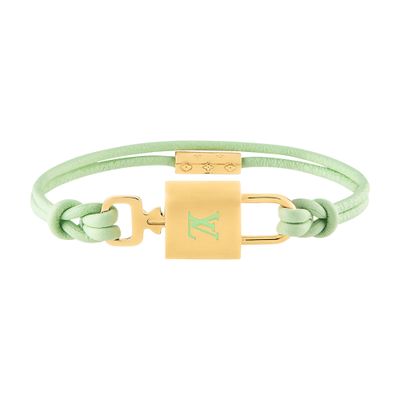 Louis Vuitton Lv Padlock Bracelet In Green