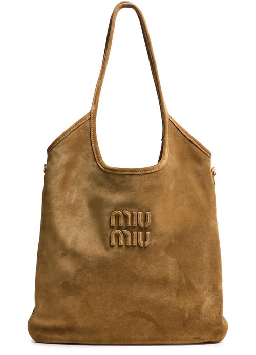 MIU MIU Sac en suède Ivy
