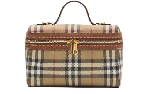 BURBERRY Check Vanity Bag​