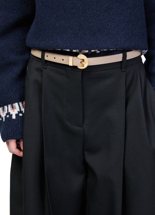 LOEWE Pebble belt in smooth calfskin