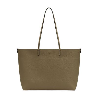 Fendi Medium Roll Bag In Brown