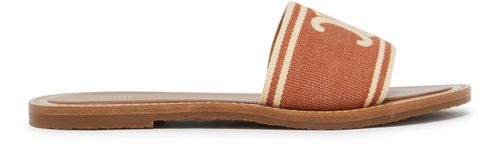 CELINE Celine Lympia mules in triomphe jacquard canvas