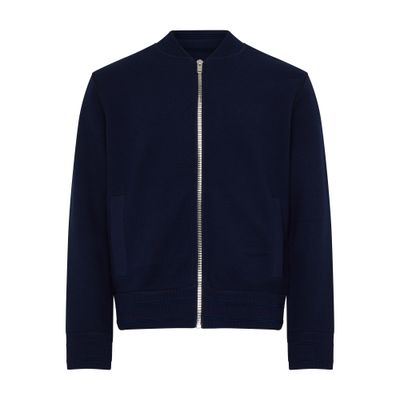 Shop Givenchy Varsity Jacket In Dark_navy