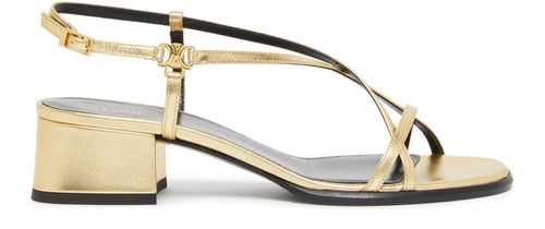 CELINE Celine Clemence strappy sandals in laminated lambskin