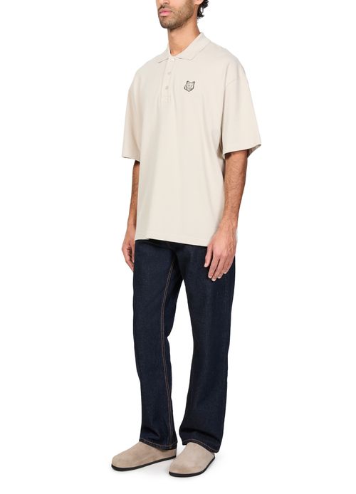 MAISON KITSUNE Bold Fox Head logo polo shirt