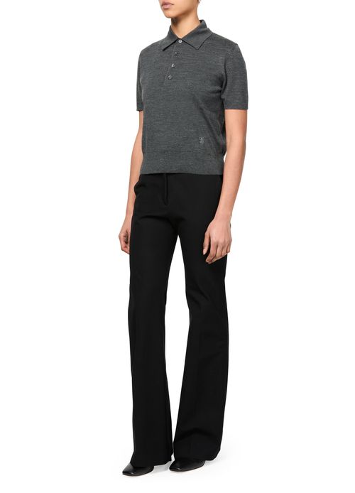 BURBERRY Cotton blend polo shirt