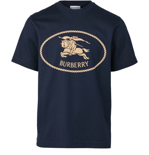 BURBERRY Cotton t-shirt with EKD badge