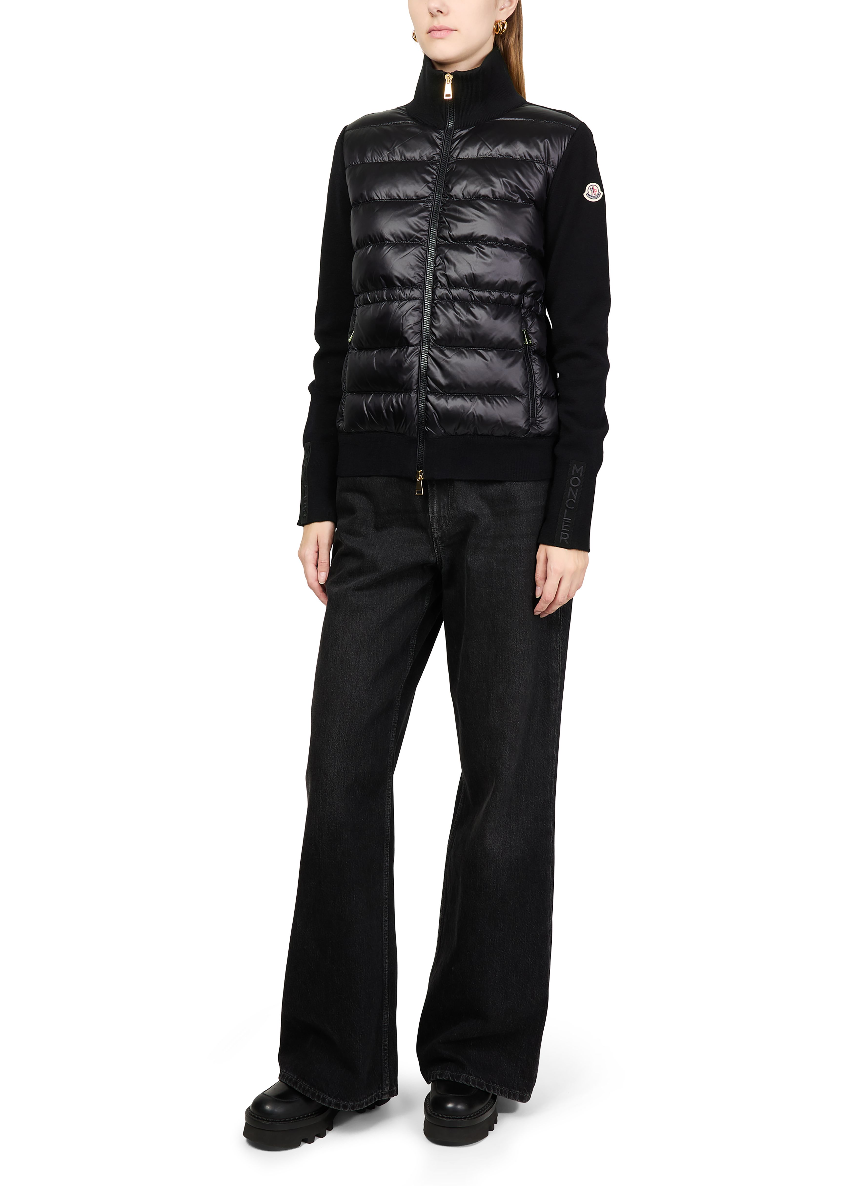 Bi-material jacket with logo thumbnail 6