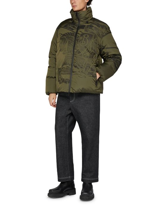 BURBERRY EKD zipped nylon jacket