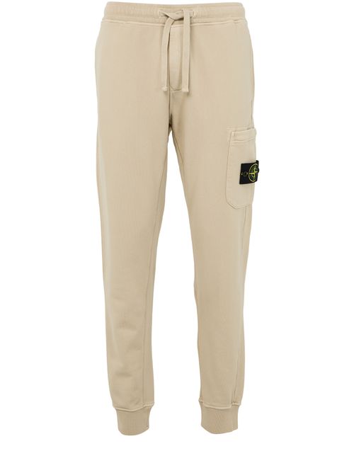 STONE ISLAND Logo patch sweat bottoms