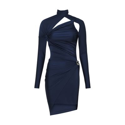 Coperni Mini Dress In Blue