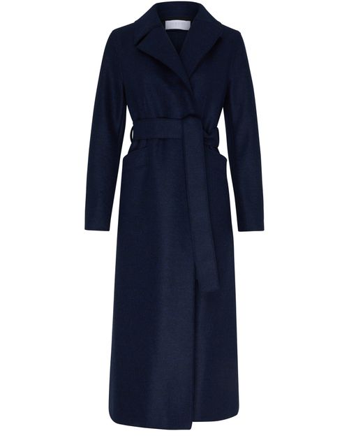 HARRIS WHARF LONDON Manteau long en laine pressée