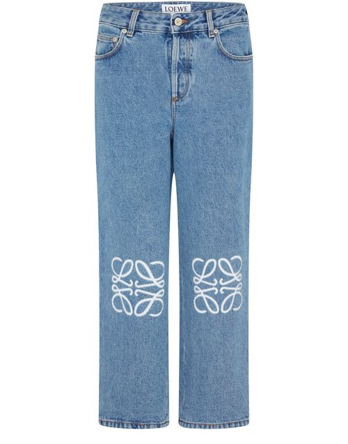 LOEWE Anagram cropped jeans