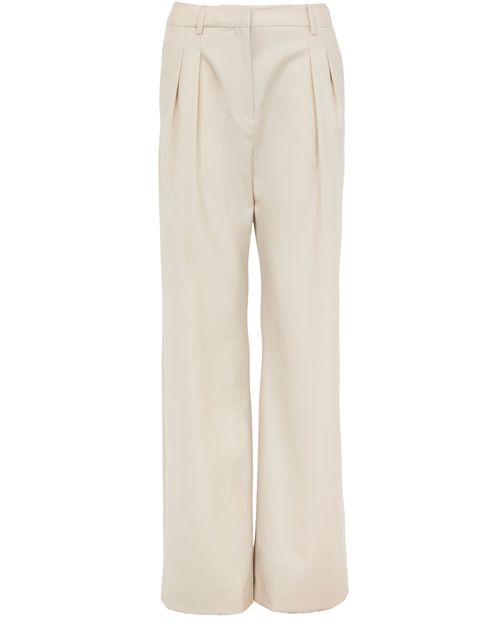 LOULOU STUDIO Sbiru wide twill pants