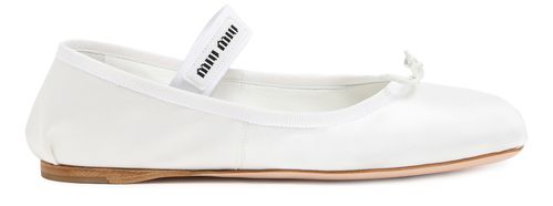 MIU MIU Satin ballerinas