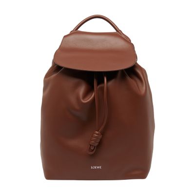 Loewe Flamenco Backpack In Brown