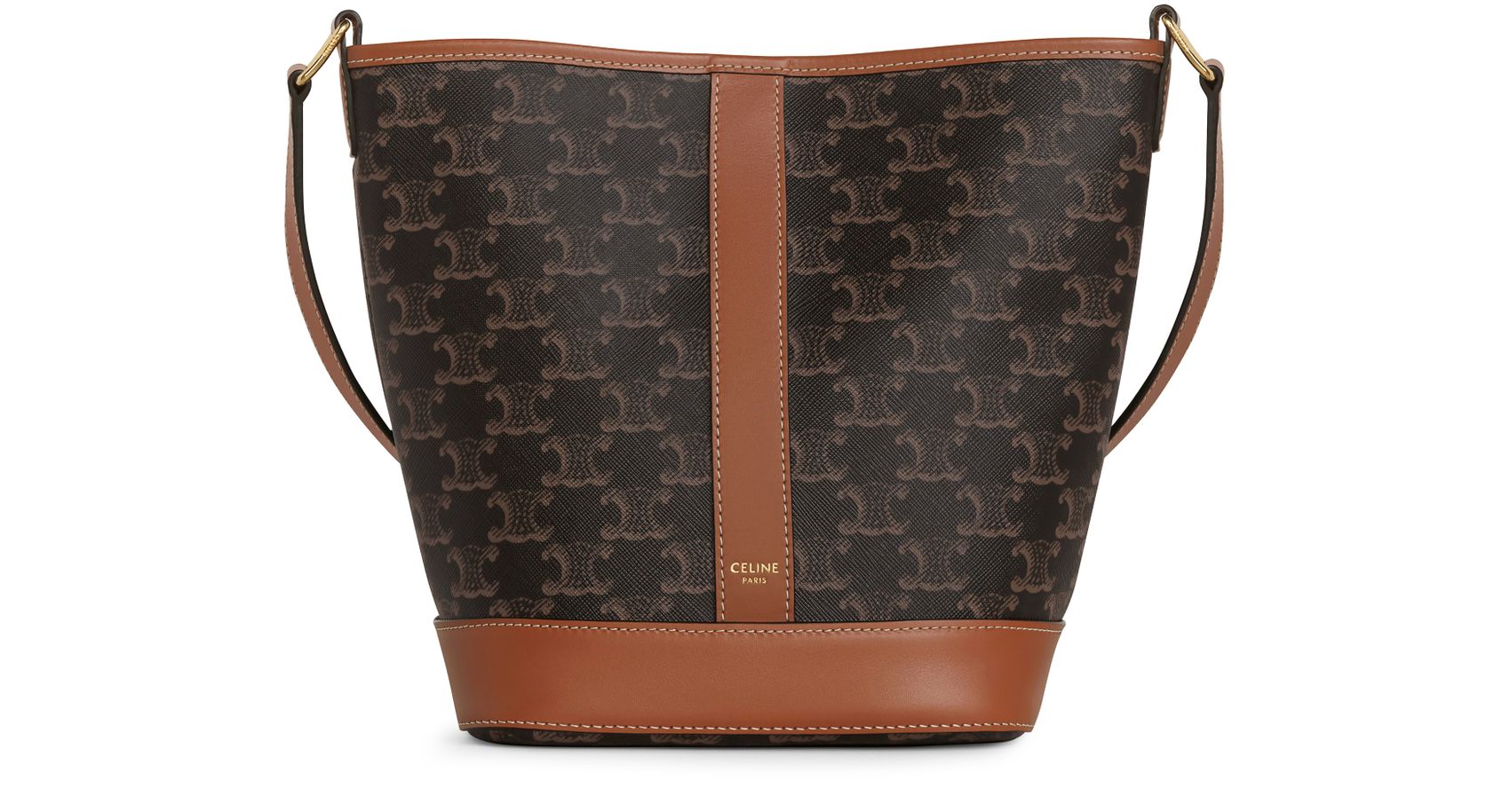 Celine Triomphe Canvas Logo Bag