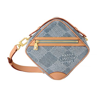 Louis Vuitton Chess Messenger In Blue