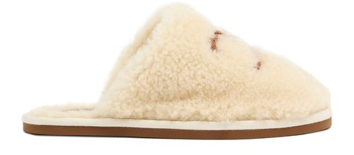 CELINE Celine Georgia slide in shearling