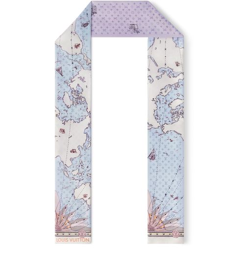 LOUIS VUITTON Bandeau LV Map