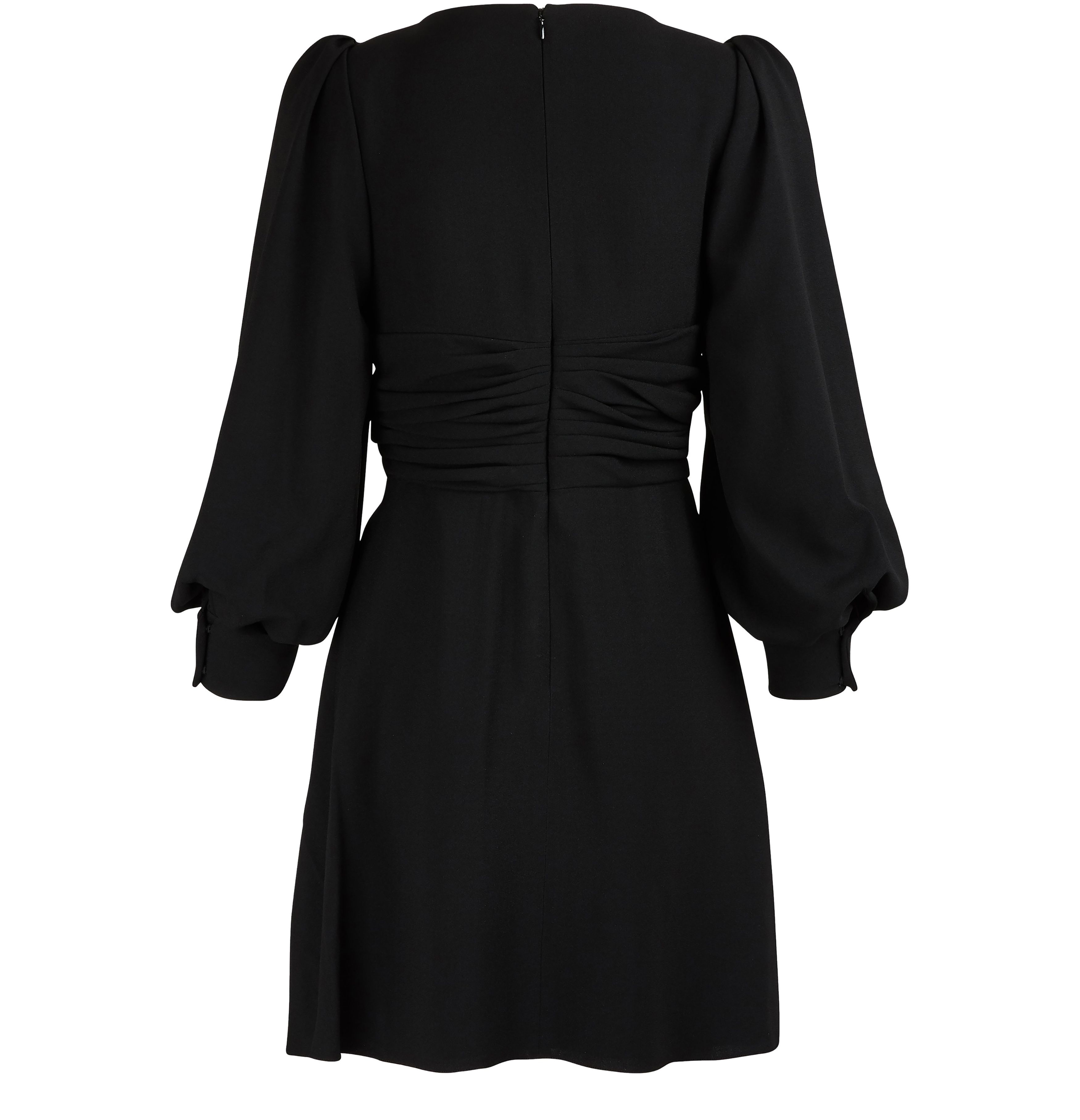 Draped sablé dress thumbnail 5
