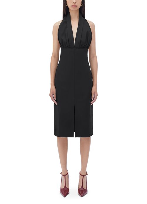 BOTTEGA VENETA Halter cotton dress