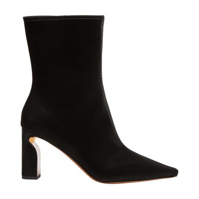 Leather ankle boots