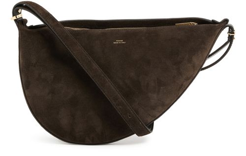 TOTEME Sac Scooped en cuir velours