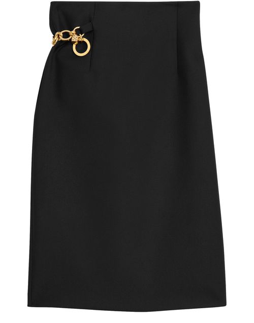 CELINE Midi skirt in mohair wool