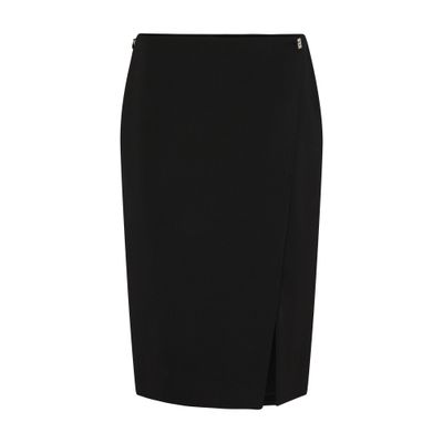 Givenchy Skirt In Wool With 4g Detail In Black