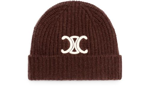 CELINE Triomphe beanie in seamless cashemire