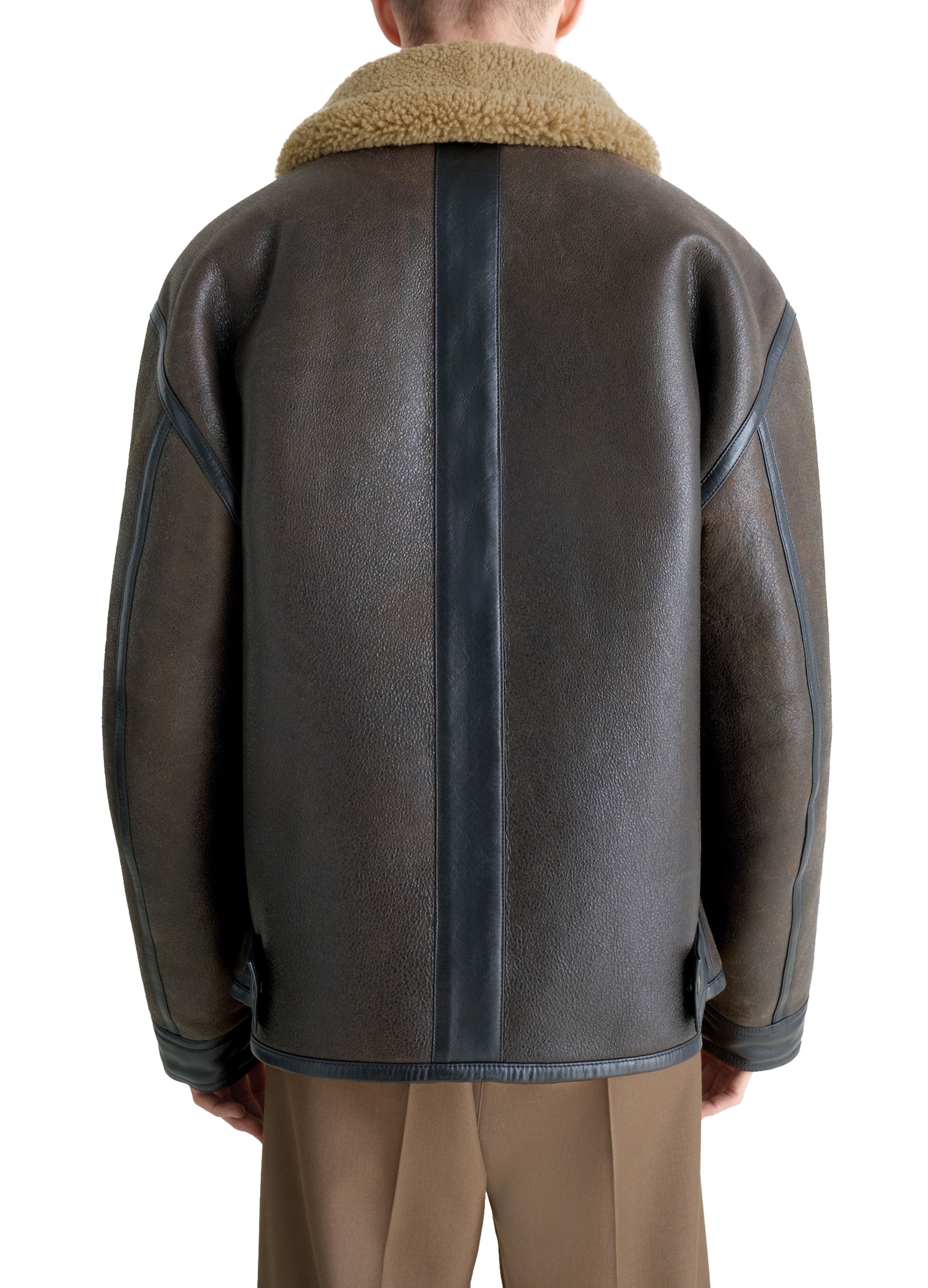 Shearling coat thumbnail 4
