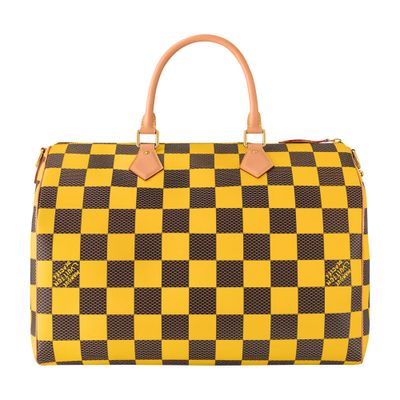Louis Vuitton Speedy 50 Bandoulière Damier Pop In Yellow