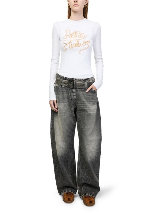 ACNE STUDIOS Layered logo t-shirt