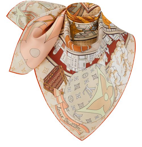 LOUIS VUITTON LV Journey Square 90