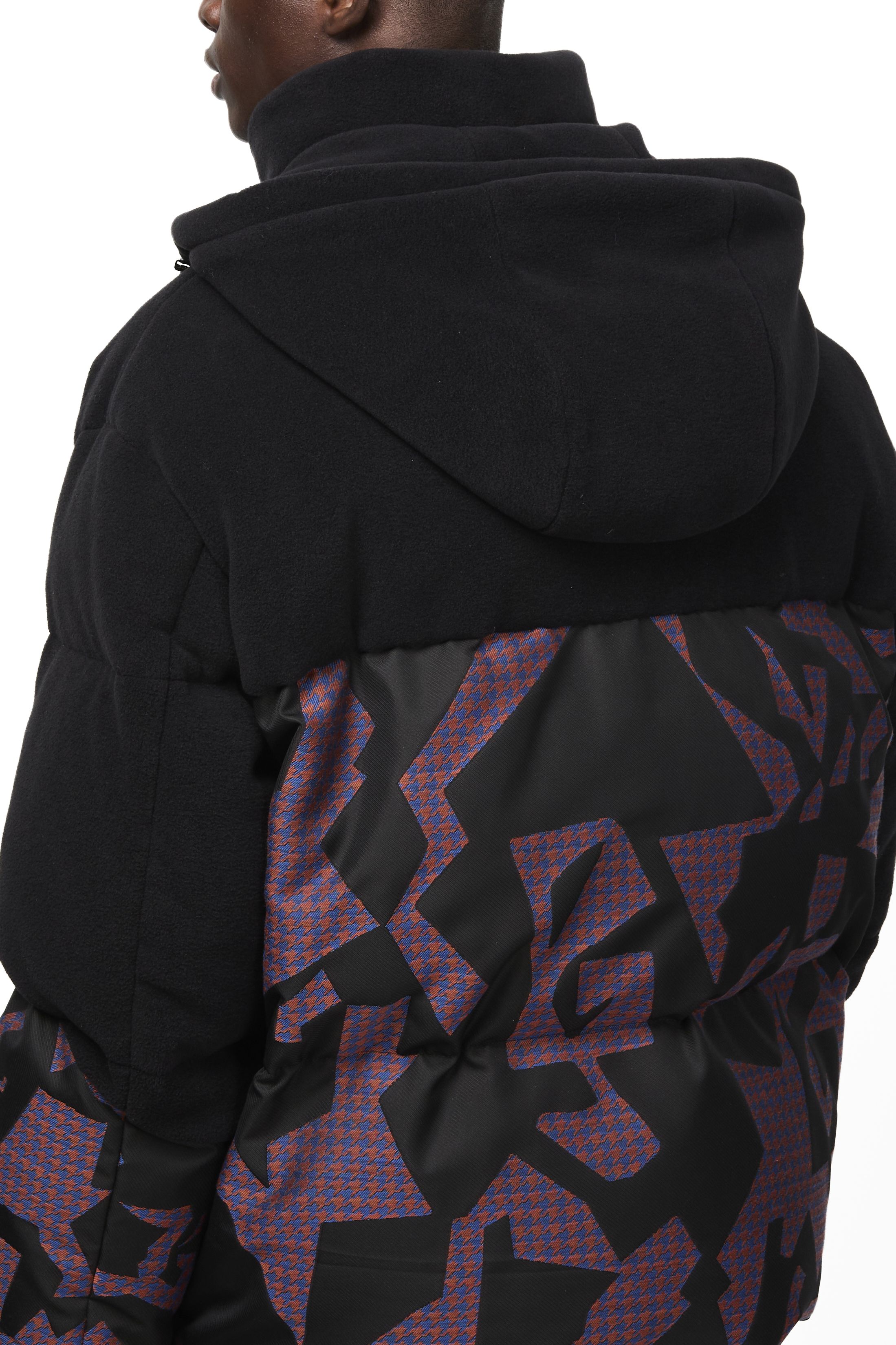 Bimaterial Hooded Down Jacket thumbnail 4