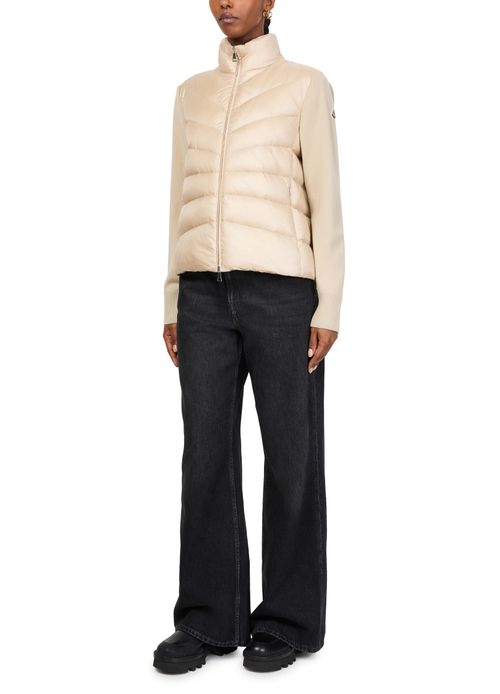 MONCLER Bi-material jacket