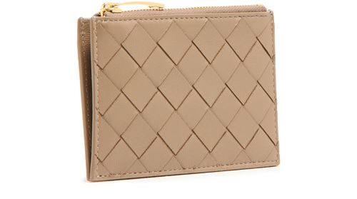 BOTTEGA VENETA Intrecciato zipped cardholder