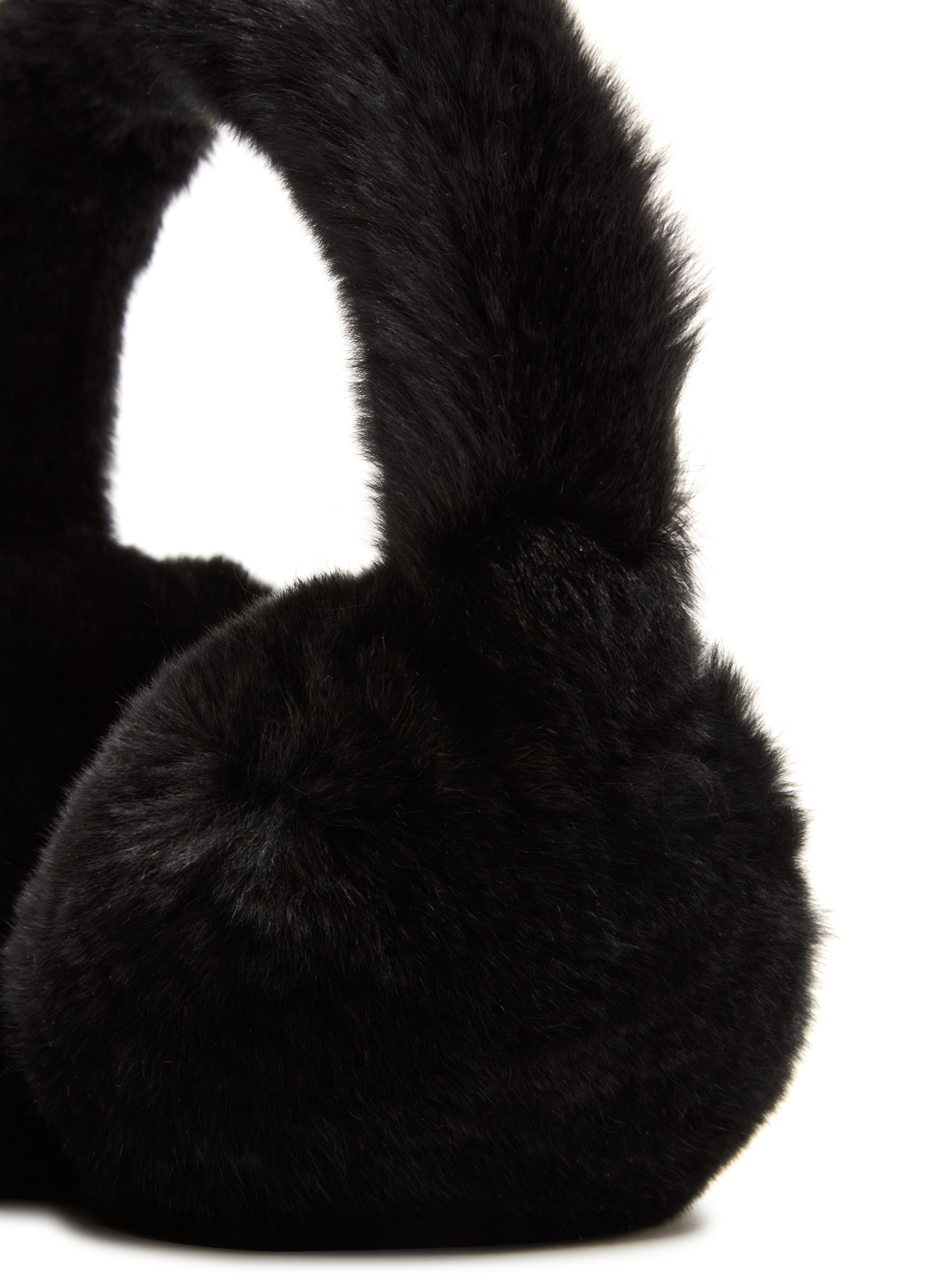 Rex rabbit fur earmuffs thumbnail 3