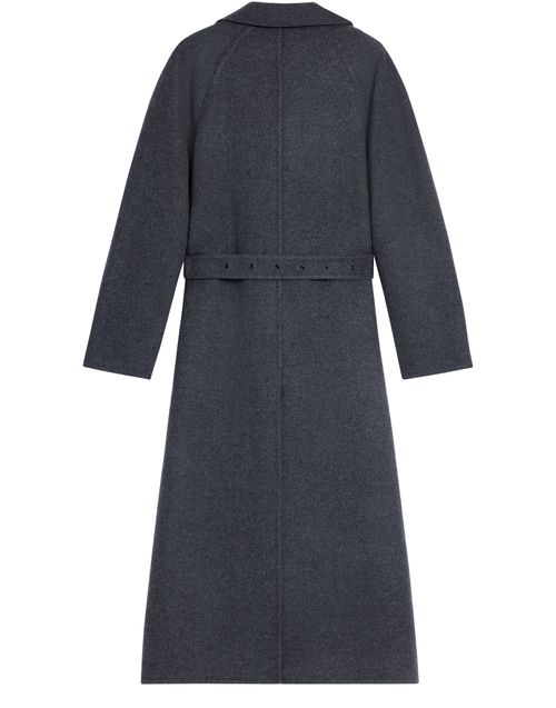 CELINE Wrapped coat in double-face wool cashmere