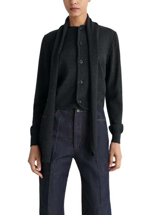 LEMAIRE Cardigan twisted avec écharpe