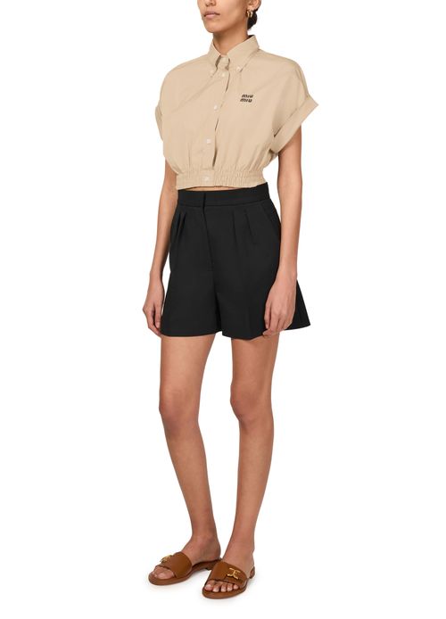 MIU MIU Cropped shirt