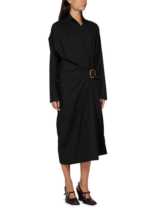 LOEWE Belted wool dress