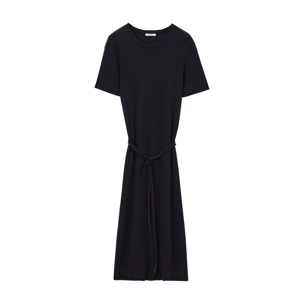 Belted rib t-shirt dress thumbnail 5