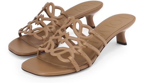 LOEWE Petal Anagram slide in soft calfskin