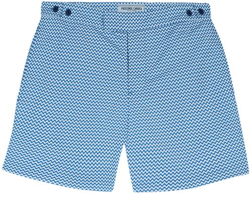 FRESCOBOL CARIOCA Tailored swim shorts copacabana print