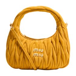 MiuMiu 'Hobo Wander' handbag レディース ハンドバッグ MIUMIU コピー ハンドバッグ wanderシリーズ hoboデザイン