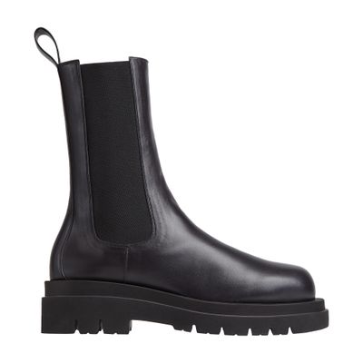 Bottega Veneta Lug Boots In Noir