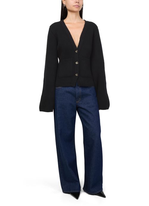 KHAITE Scarlet cashmere cardigan